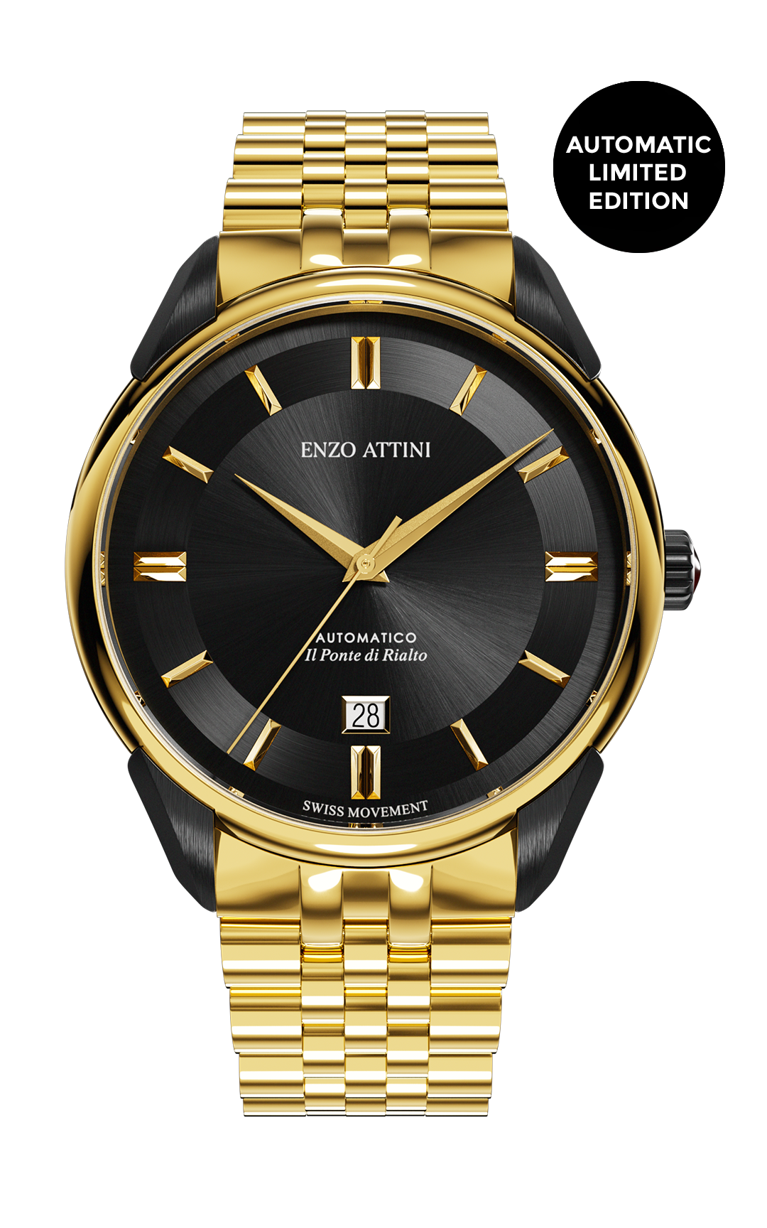 il Ponte di Rialto Automatic ll / President Bracelet, Gold Color