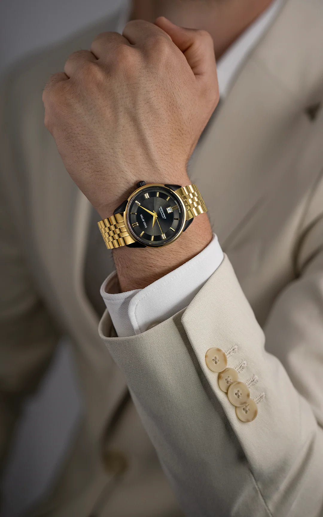 il Ponte di Rialto Automatic ll / President Bracelet, Gold Color
