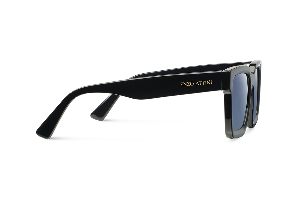 Great Sphinx of Giza / Black + Dark Black Lens - Enzo Attini - Sunglasses - Products, shop_all_mens, sunglasses, sunglasses_collection, sunglasses_men