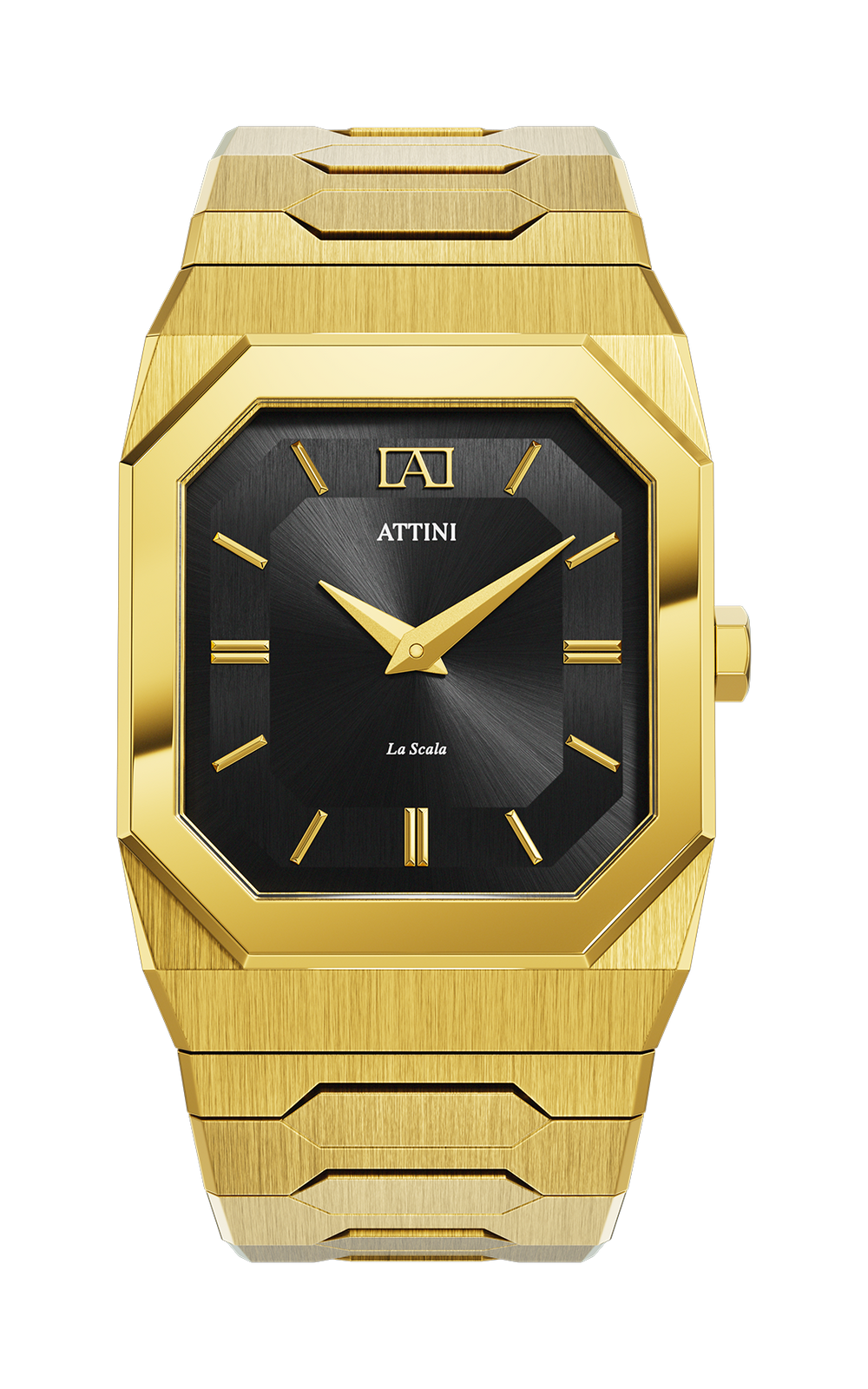 ATTINI - La Scala / Oyster Bracelet, Gold Color, Swiss Movement - Enzo Attini - - case37