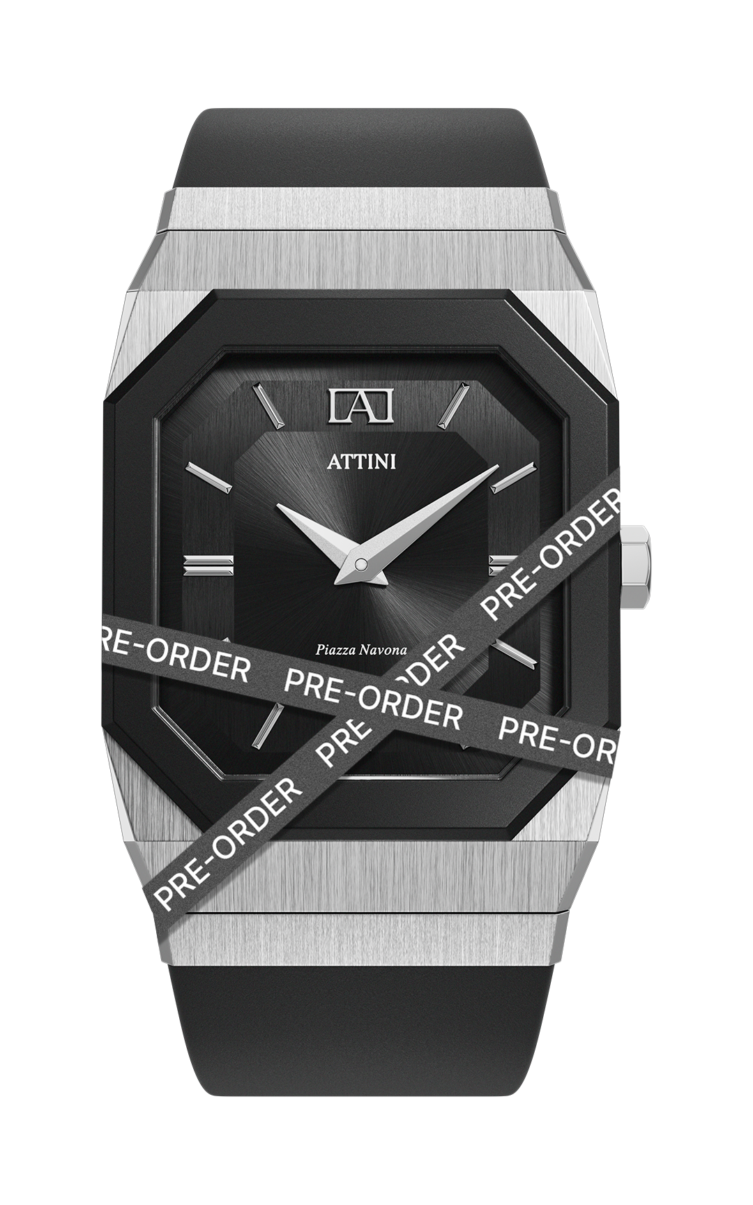 ATTINI - Piazza Navona, Roma / Swiss Movement - Enzo Attini - - case37