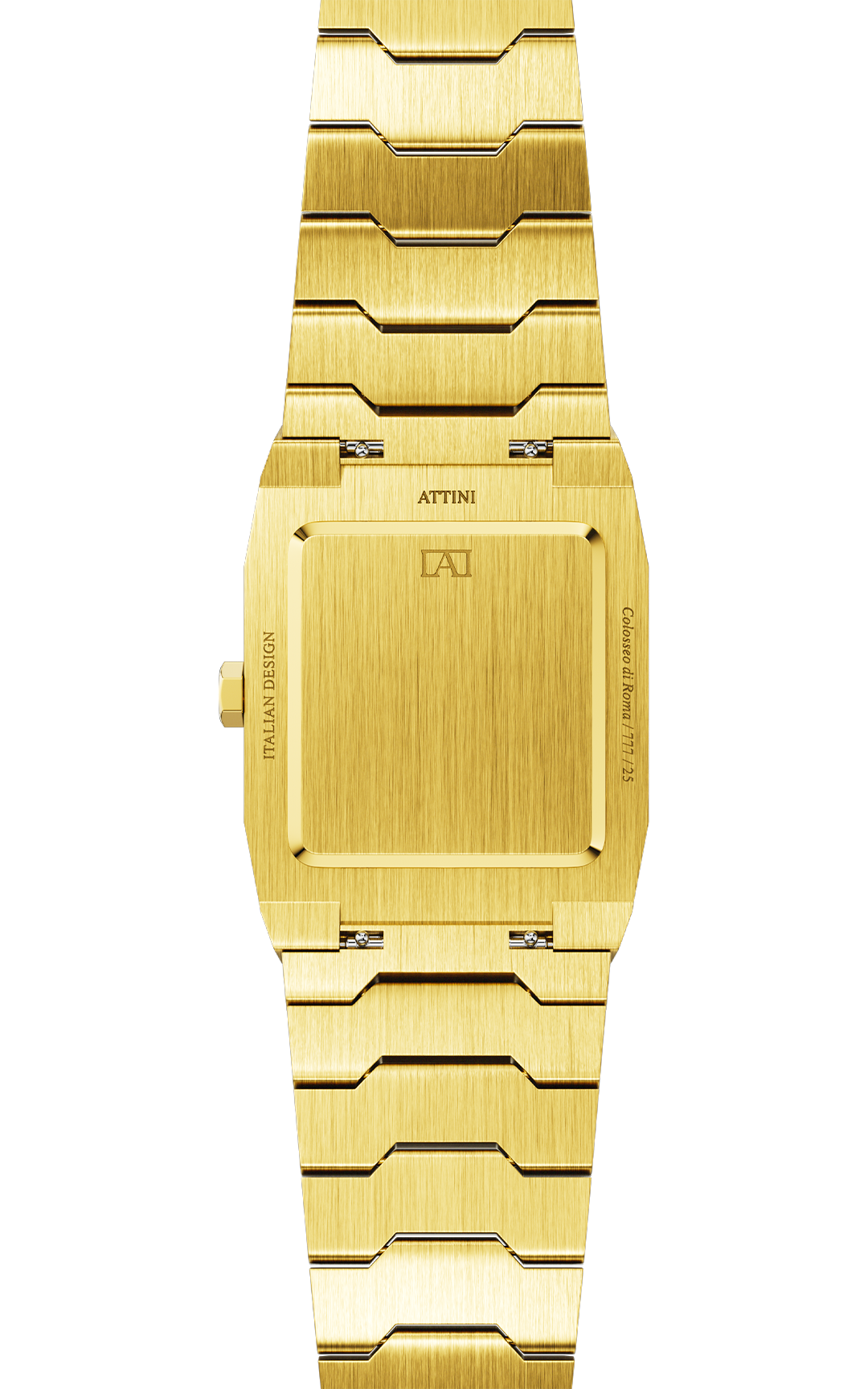 ATTINI - Colosseo di Roma, Verona / Oyster Bracelet, Gold Color, Swiss Movement - Enzo Attini - - case37