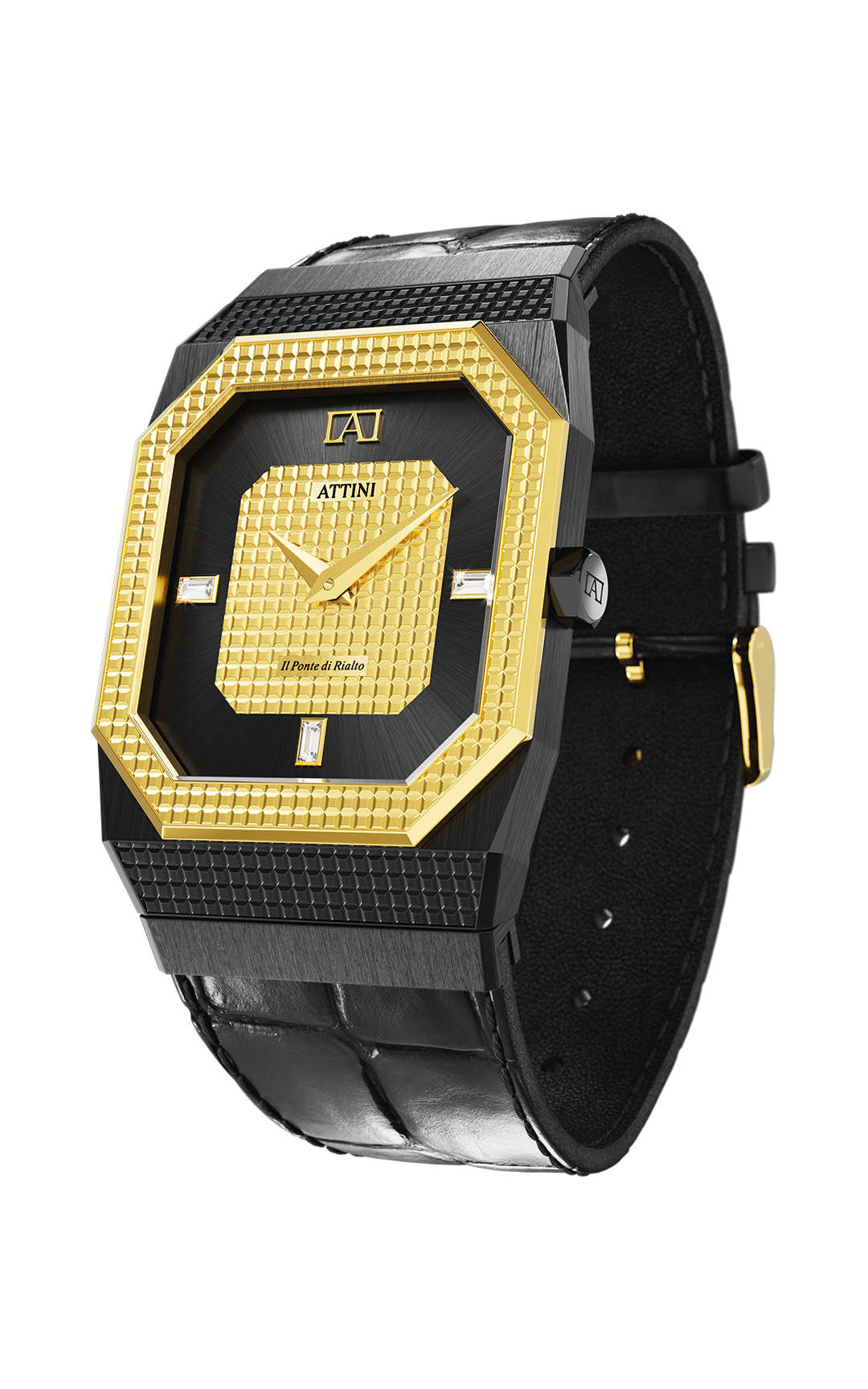 ATTINI - Il Ponte di Rialto, Venezia / Swiss Movement. - Enzo Attini - - case27