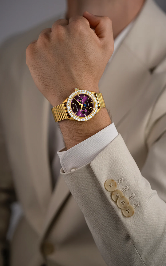 Cinque Terre ll / Mesh Strap, Swiss Movement