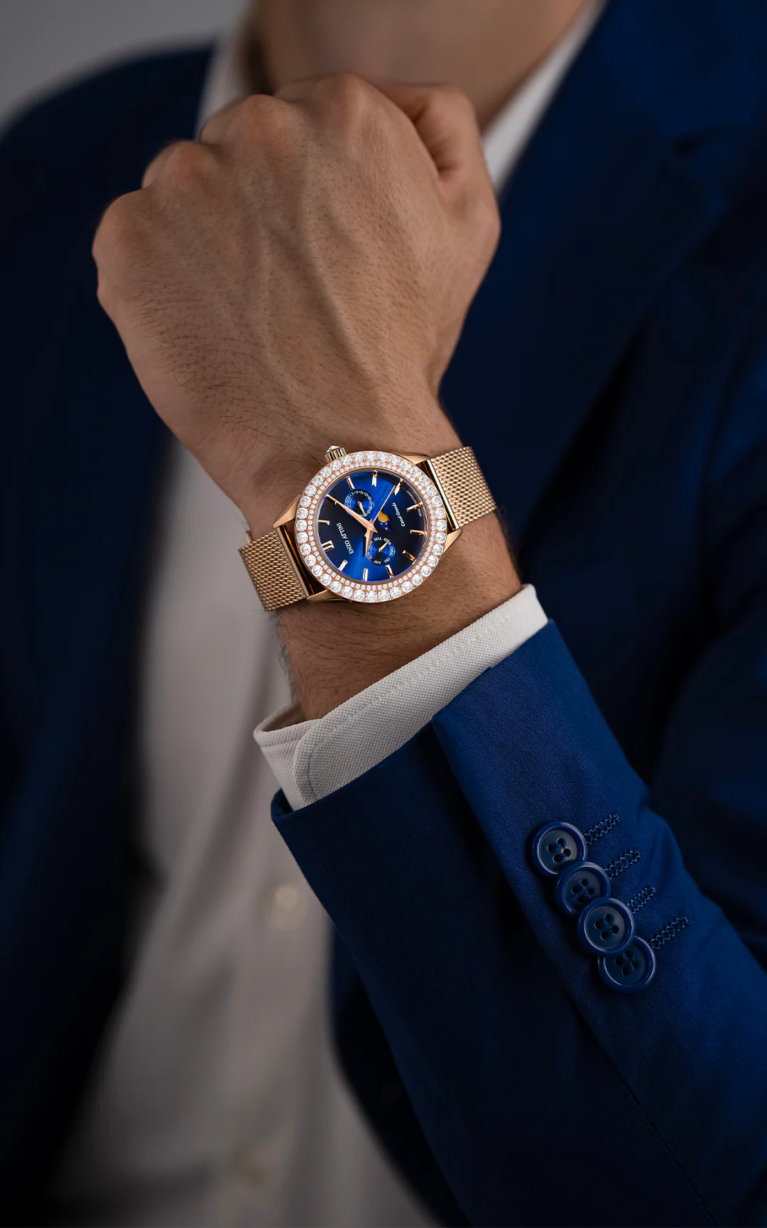 Canal Grande, Venezia ll / Mesh Strap, Swiss Movement