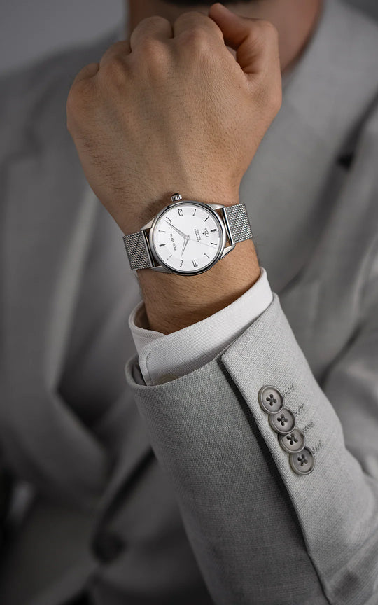 Torre di Pisa Automatic ll / Mesh Strap, Swiss Movement