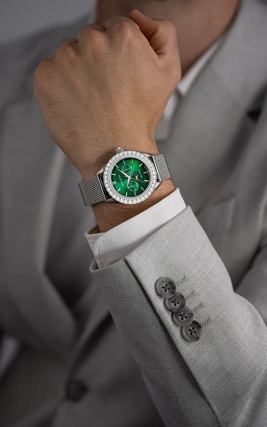 Lago di Garda ll / Mesh Strap, Swiss Movement