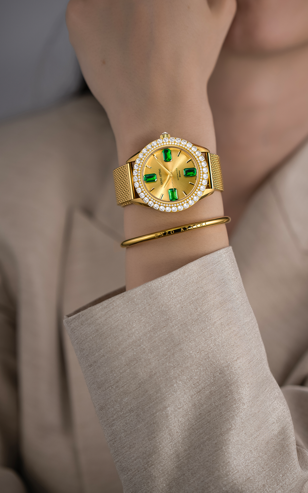 Murano Automatic / Mesh Strap, Swiss Movement.