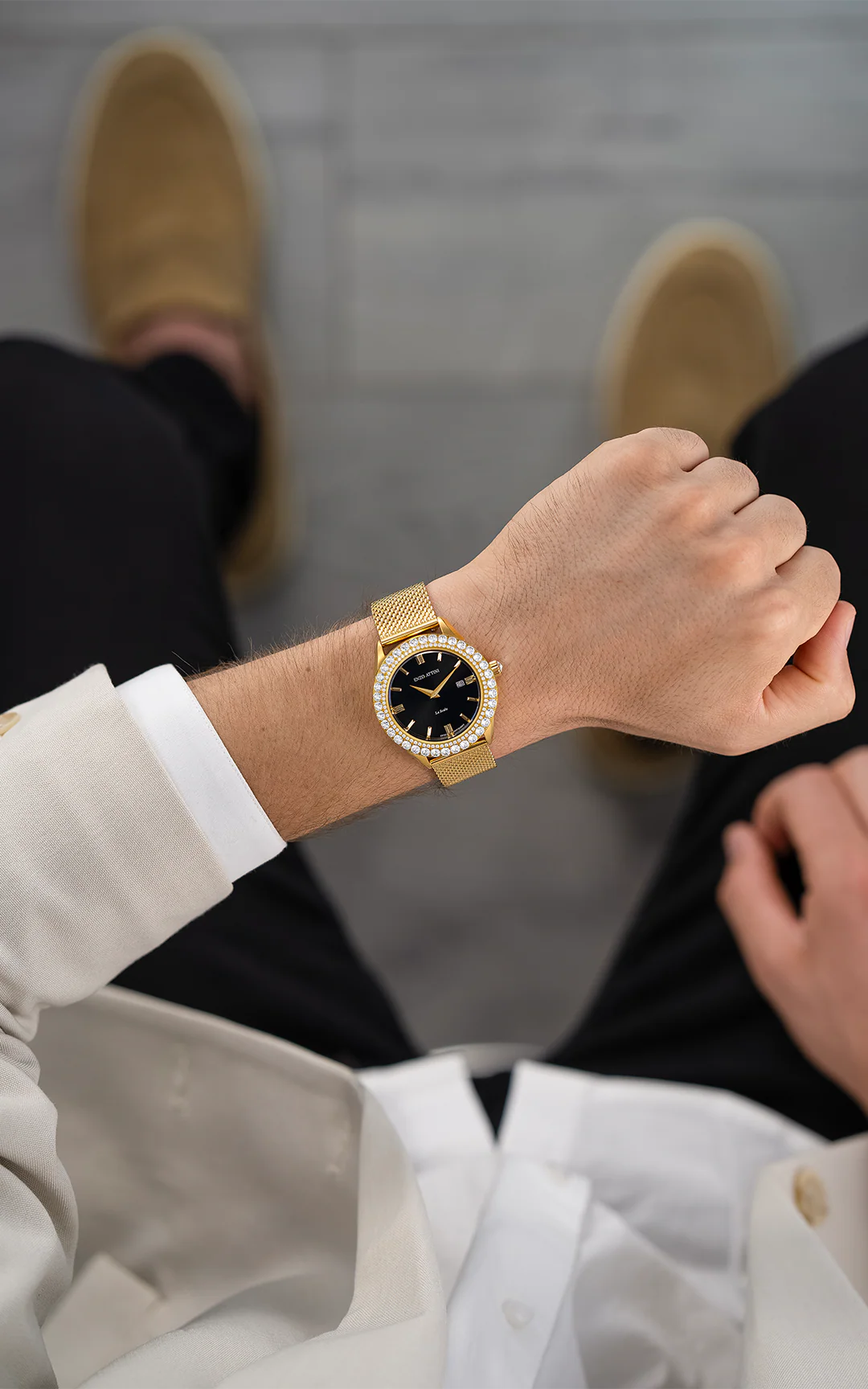 NEW La Scala / Mesh Strap, Swiss Movement