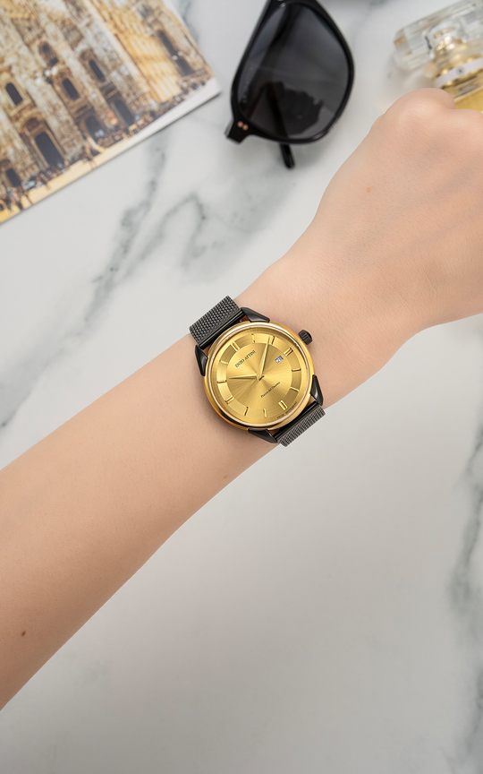 Piazza del Duomo, Milano ll / Swiss Movement. - Enzo Attini - Quartz Watch - Products, quartz, quartz man, quartz_moonphase, shop_all_mens, woman