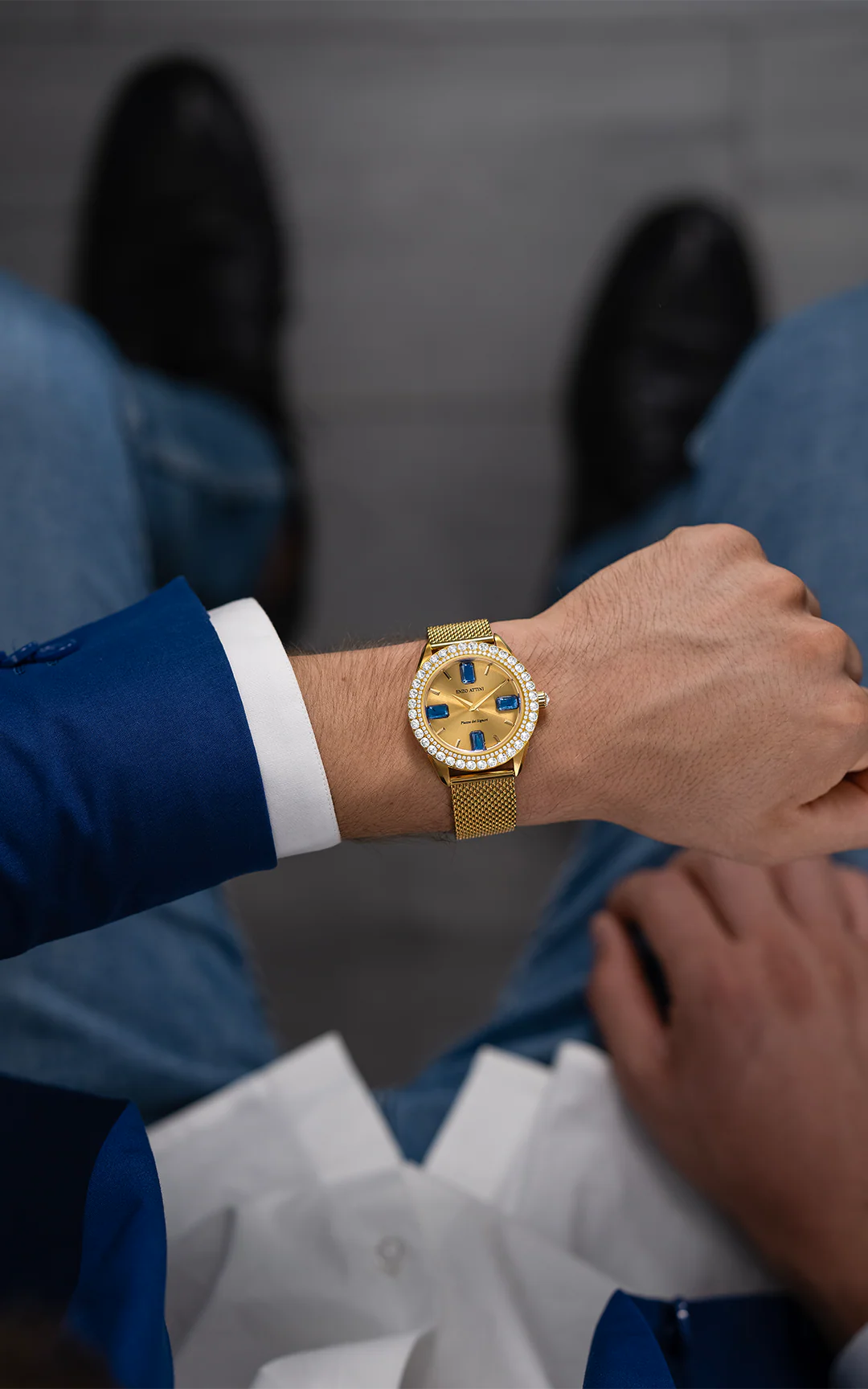 Piazza dei Signori lll / Mesh Strap, Swiss Movement