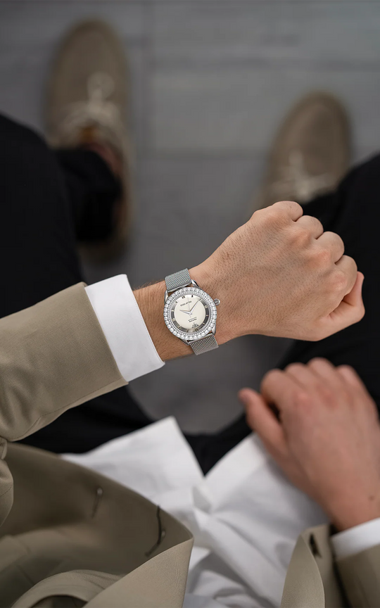 Torre di Pisa Automatic lll / Mesh Strap, Swiss Movement