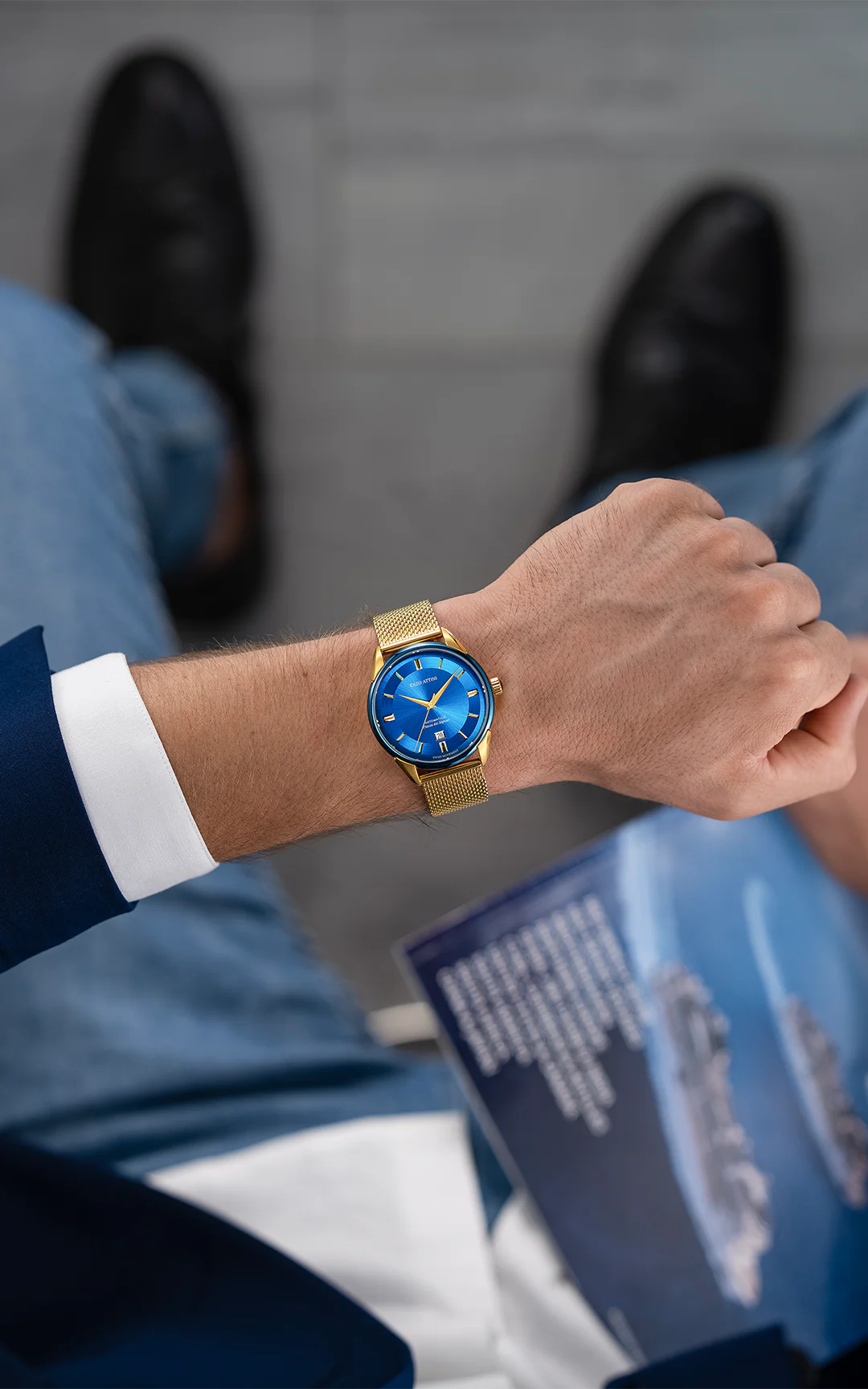 Piazza dei Signori Automatic / Mesh Strap, Swiss Movement