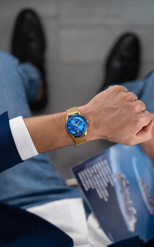 Piazza dei Signori Automatic / Mesh Strap, Swiss Movement