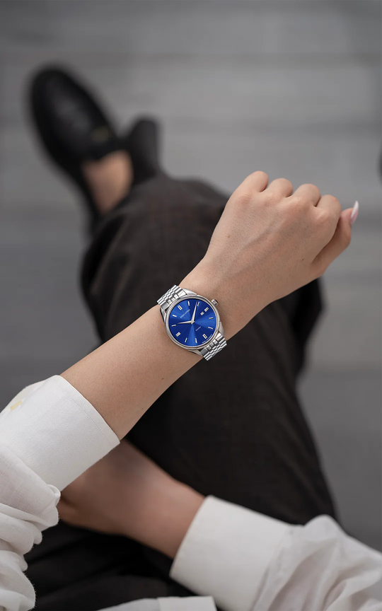 Portofino ll / President Bracelet, Silver Color, Swiss Movement.