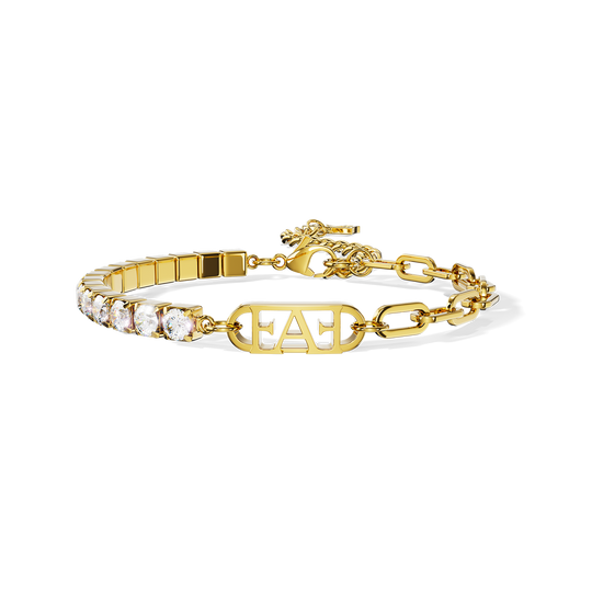 Glam Tennis Chain Bracelet