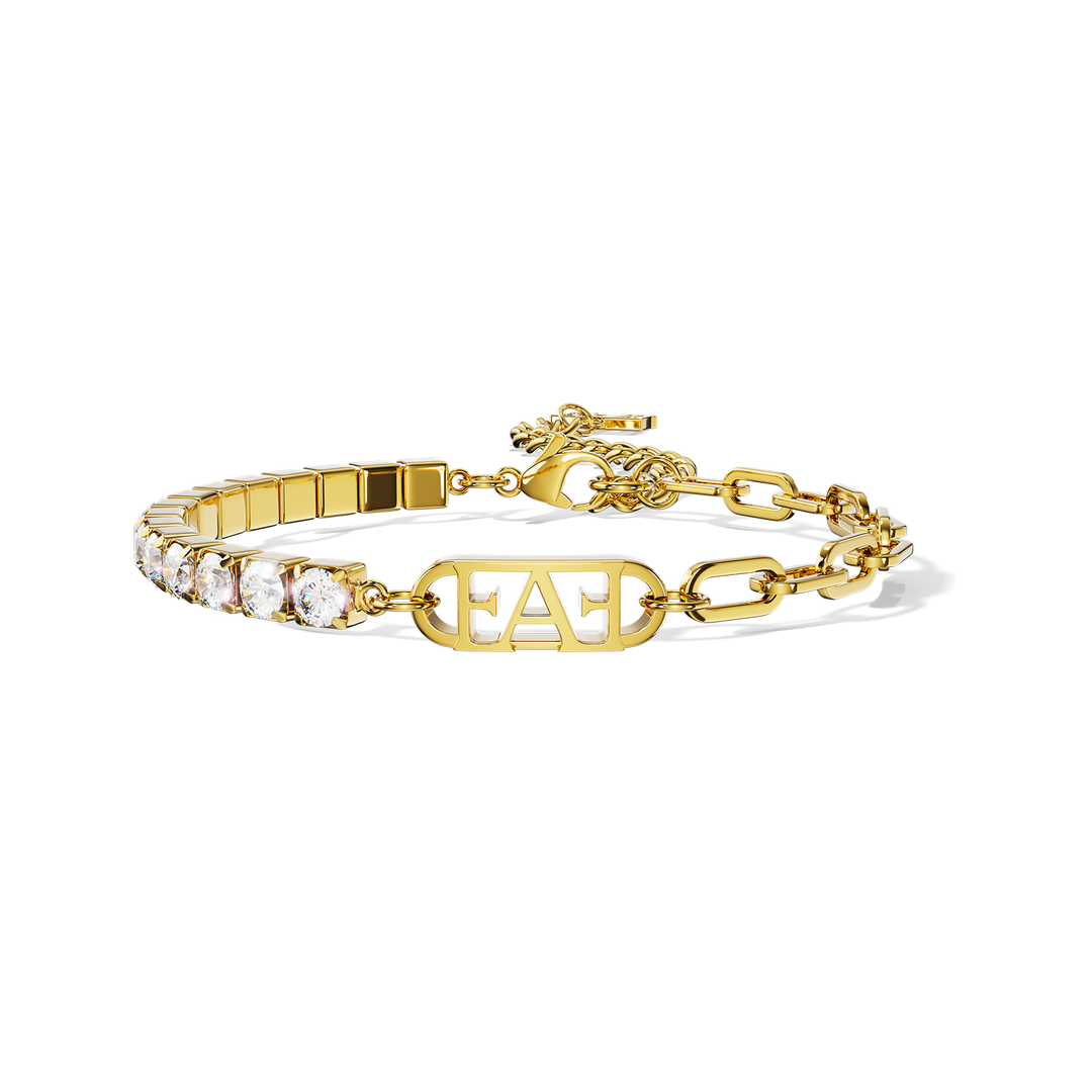 Glam Tennis Chain Bracelet