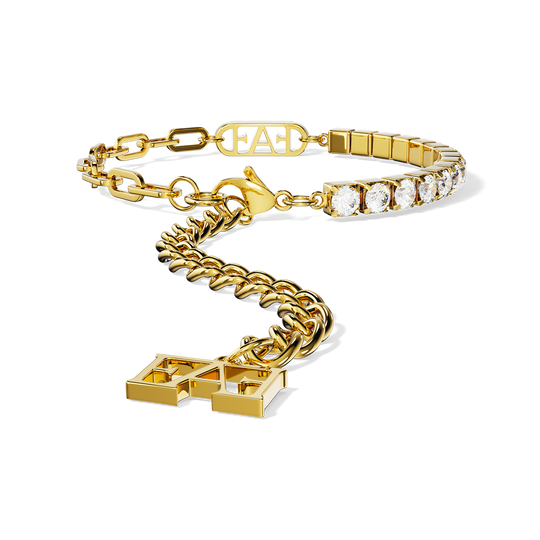 Glam Tennis Chain Bracelet