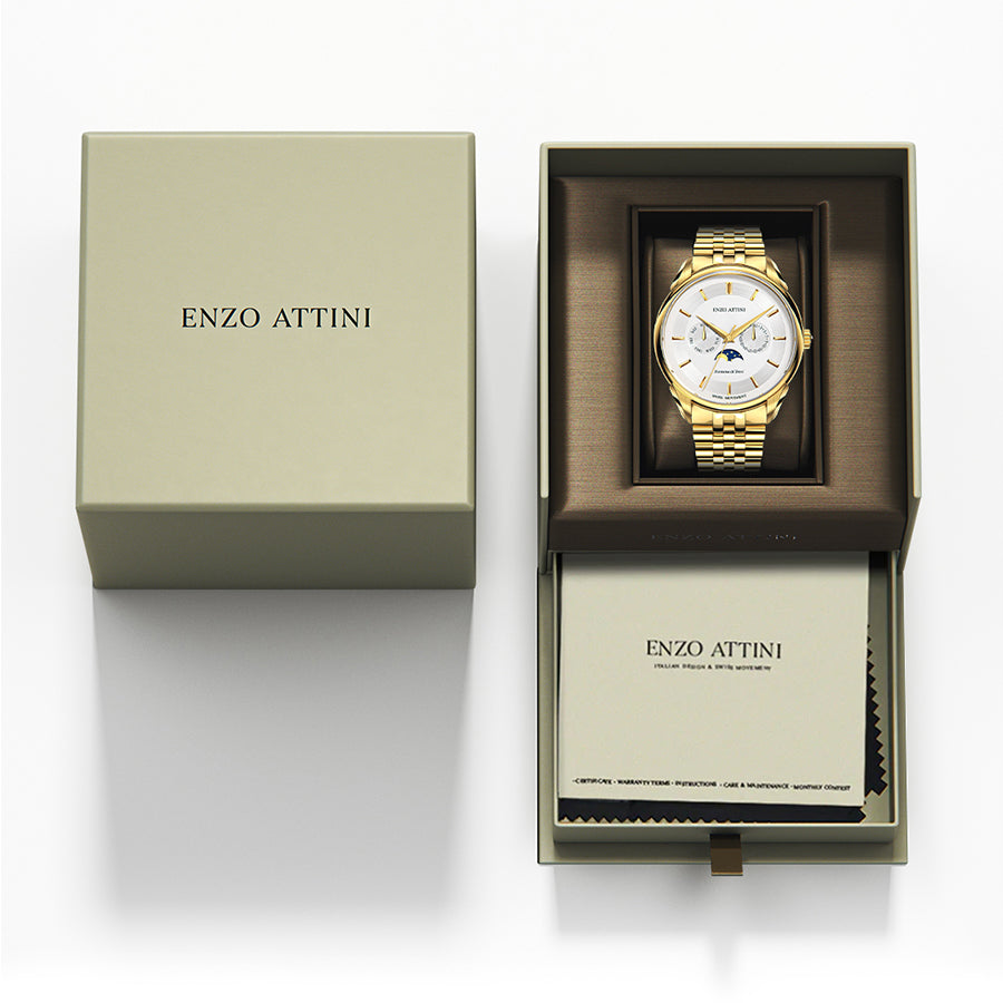 版画 Roamcouch Trevi Hand-Embellished Fontana di Trevi, Roma / President Bracelet, Gold Color, Swiss