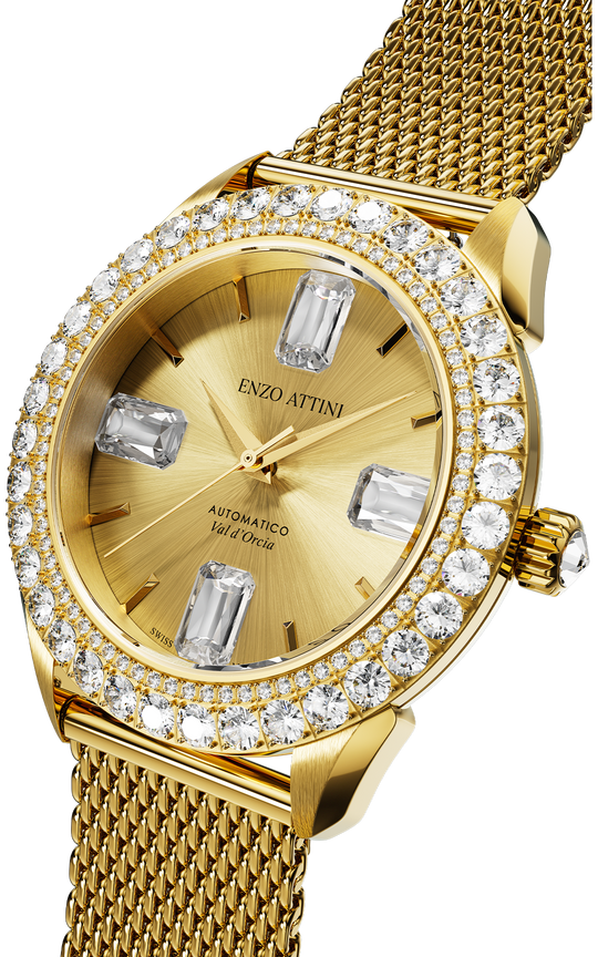 Val d'Orcia Automatic V / Mesh Strap, Swiss Movement