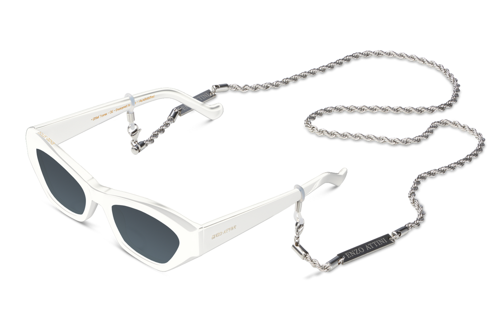 Eiffel Tower White / Dark Black Lens.