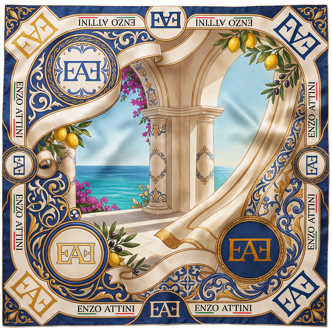 Brezza d’Amalfi - Silk Scarf