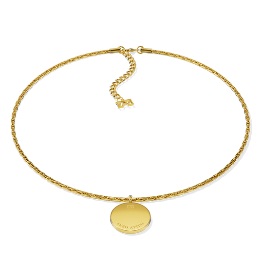 Fontana di Trevi - Coin Necklace - Enzo Attini - - jewelry_men, necklace