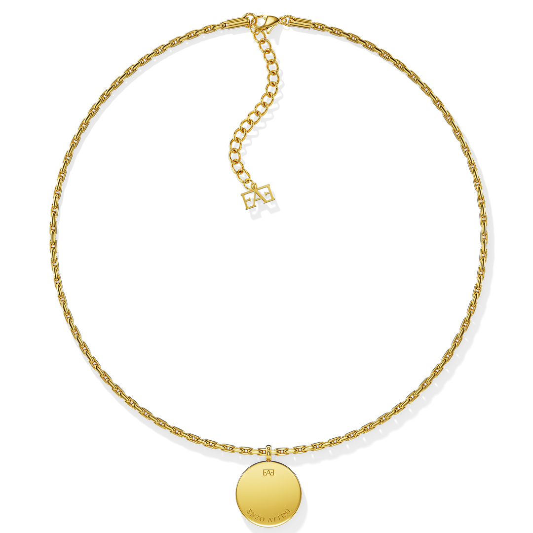 Fontana di Trevi - Coin Necklace - Enzo Attini - - jewelry_men, necklace