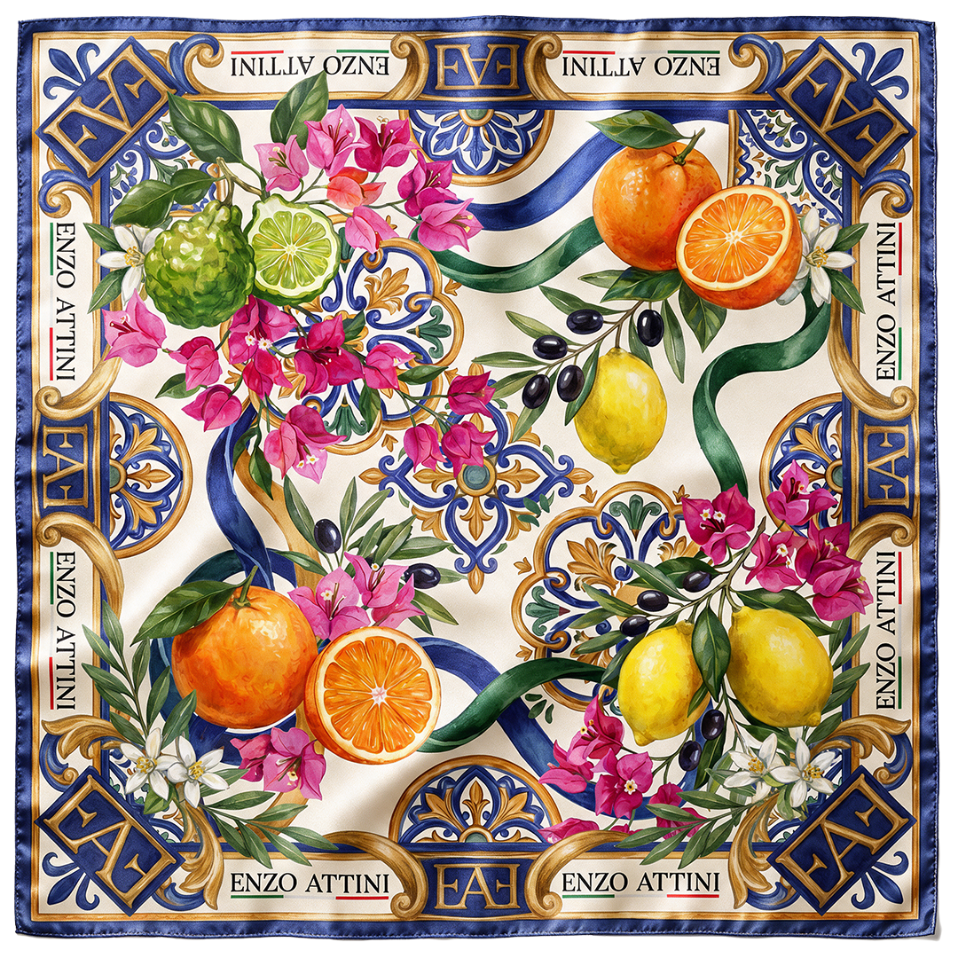 Giardino Siciliano - Silk Scarf