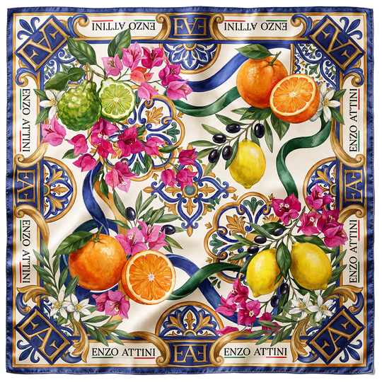 Giardino Siciliano - Silk Scarf