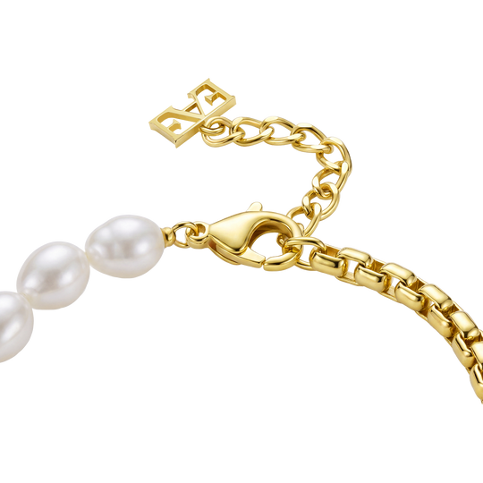 Icon Pearl Bracelet / Gold Color.