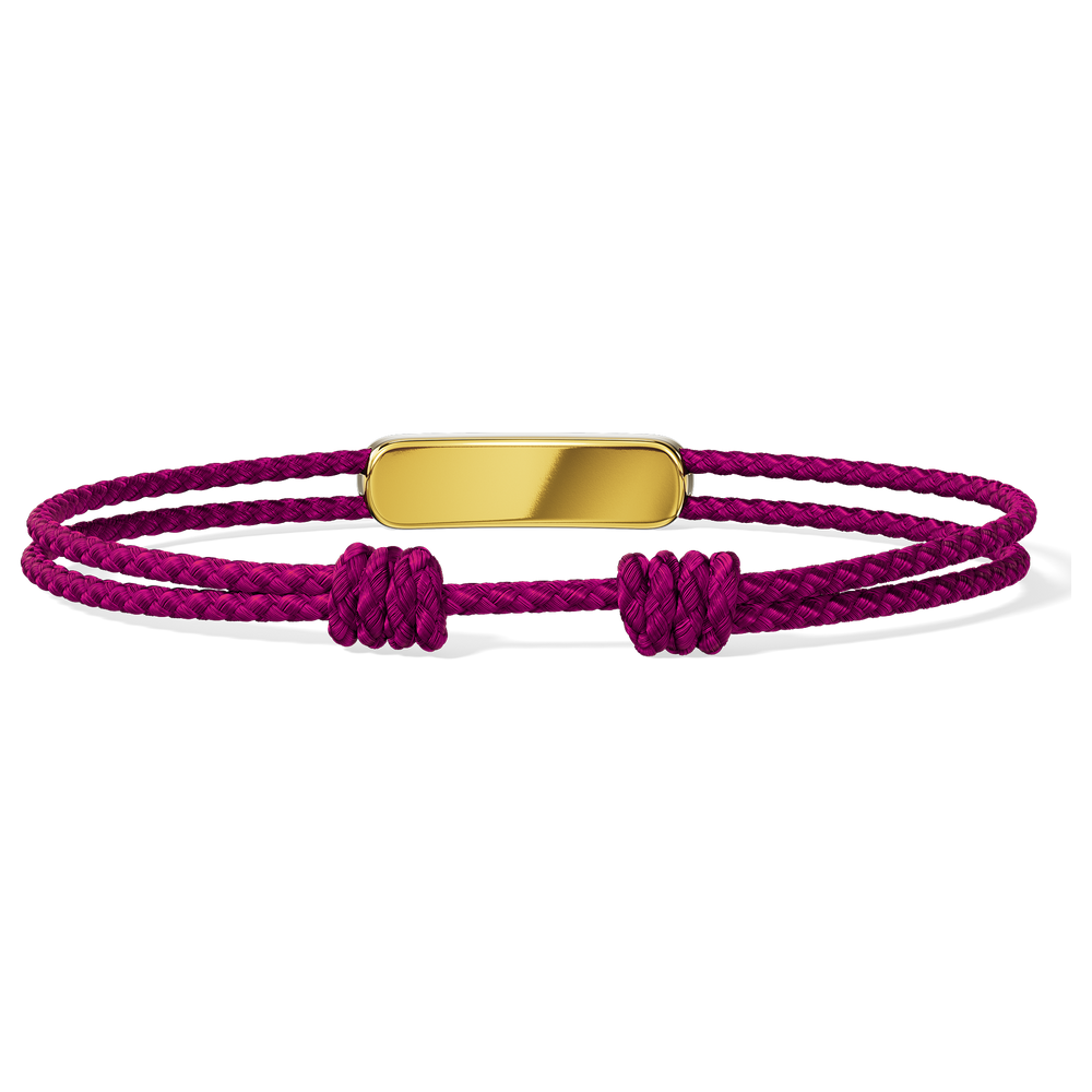 Movement Cord Bracelet / Purple Color.