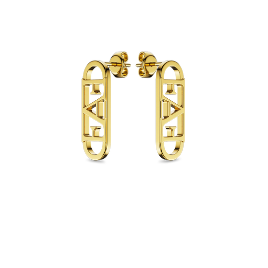 Statement Earrings / Gold Color - Enzo Attini - - earrings, jewelry_women