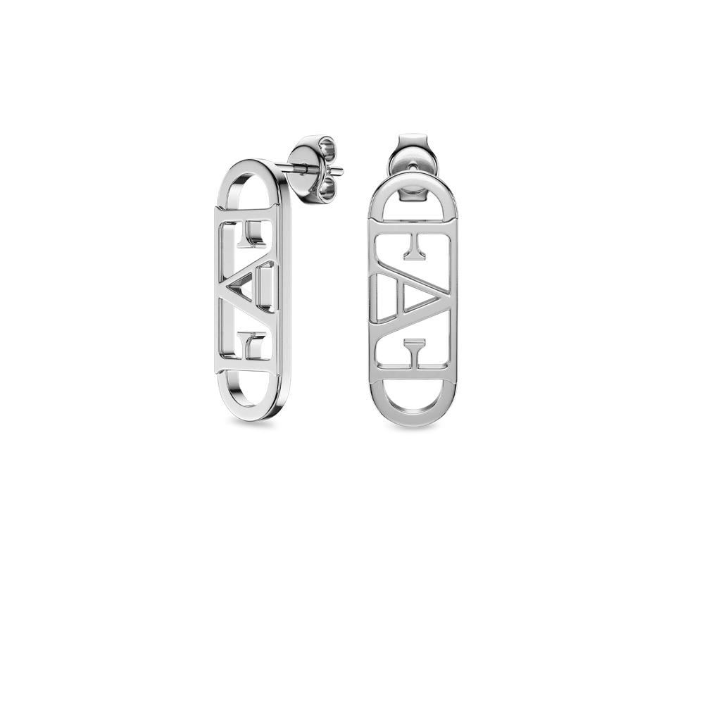 Statement Earrings / Silver Color - Enzo Attini - - earrings, jewelry_women