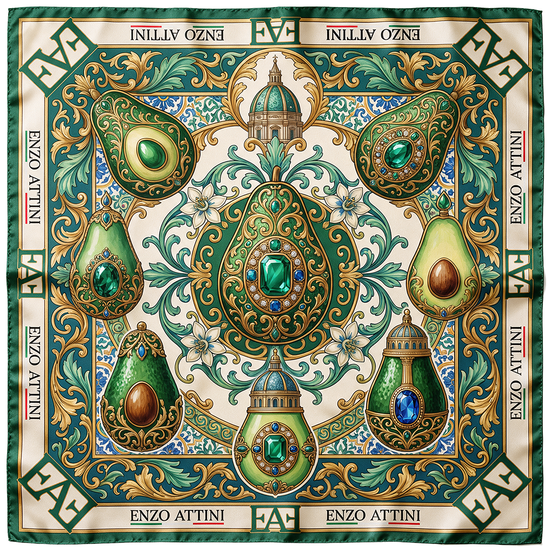 Tesoro Verde - Silk Scarf