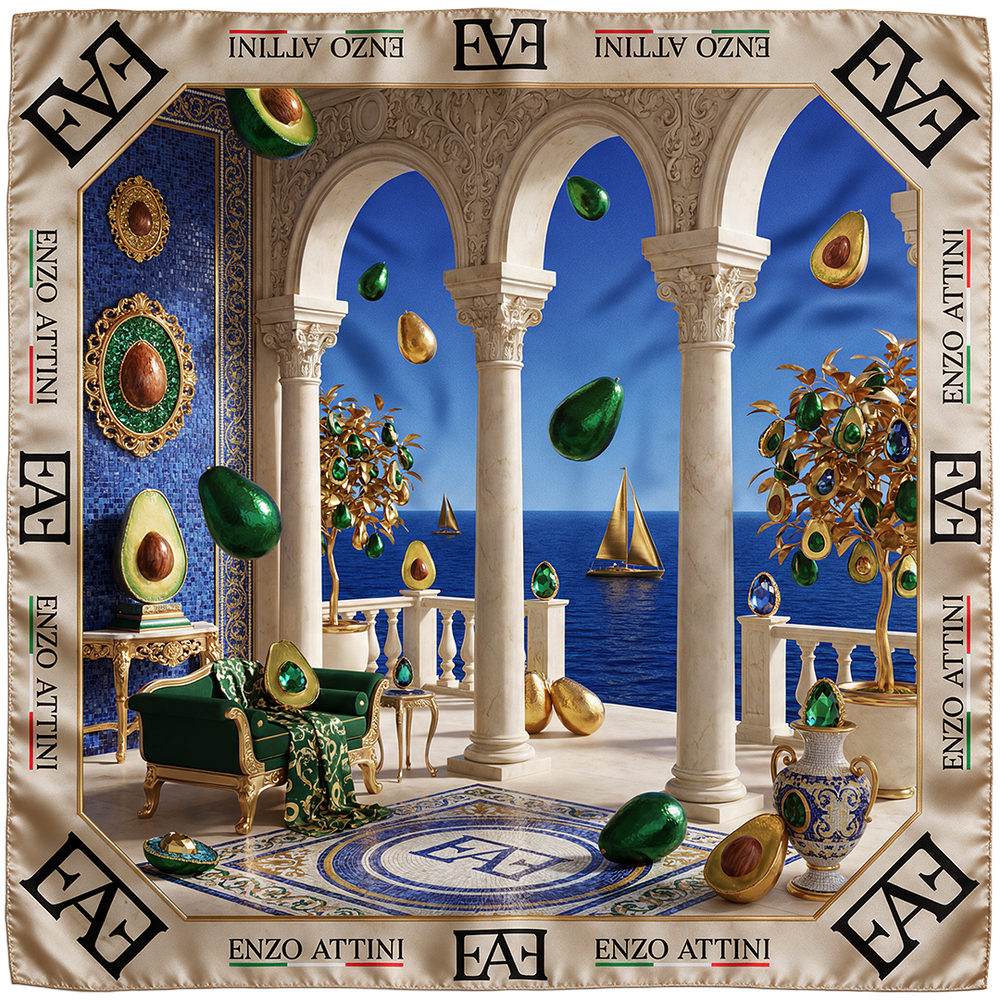 Villa Surreale - Silk Scarf