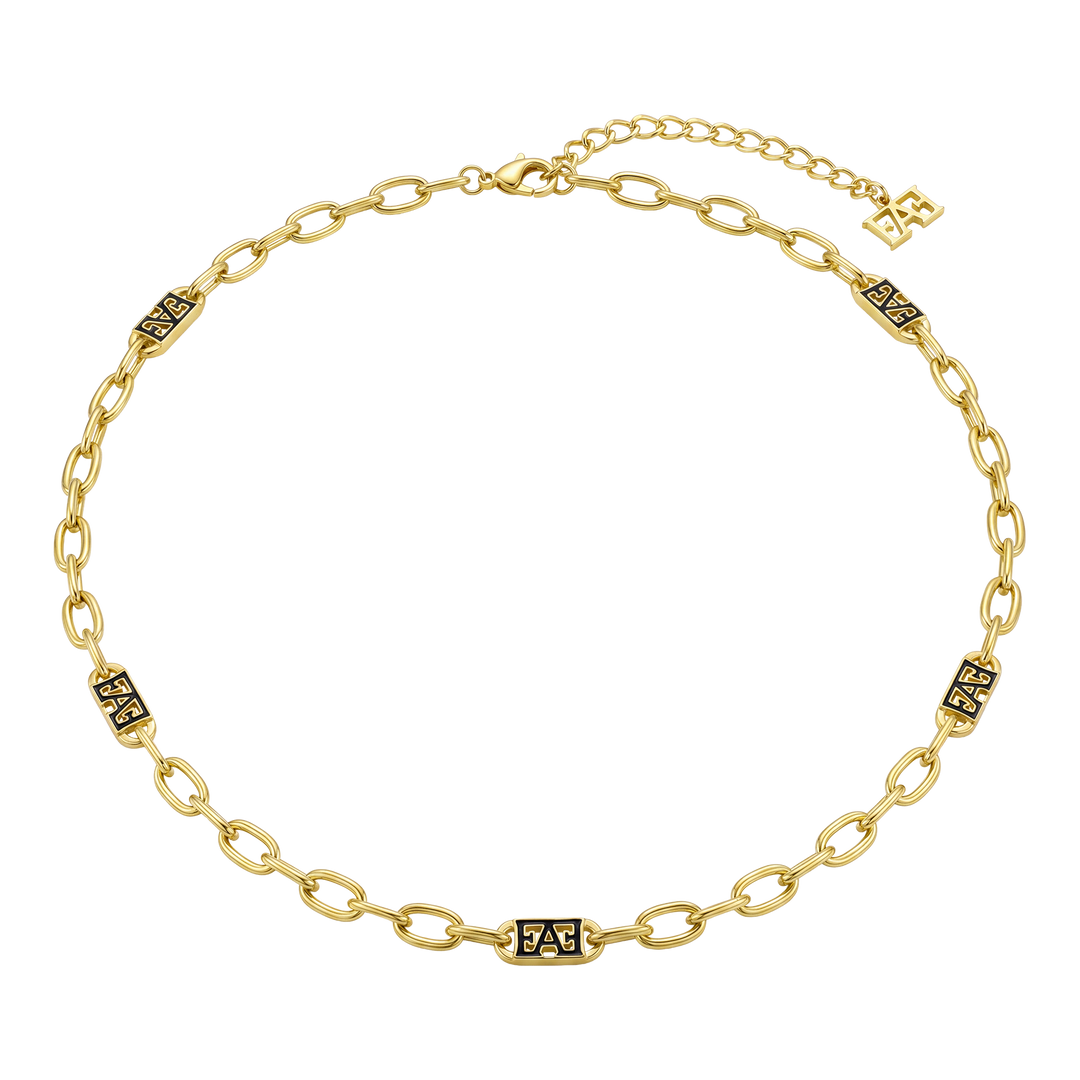 Icon necklace.