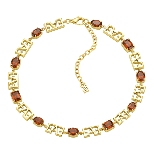 Trinity Necklace / Red Color.
