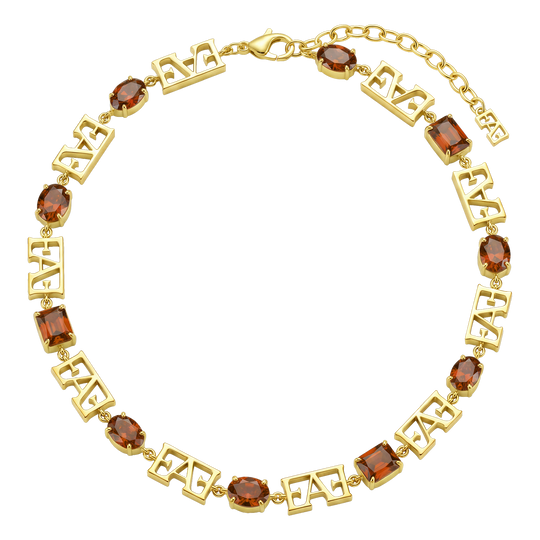Trinity Necklace / Red Color.