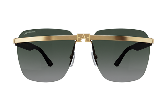 Canal Grande lll / Gold Color + Dark Gradient Green