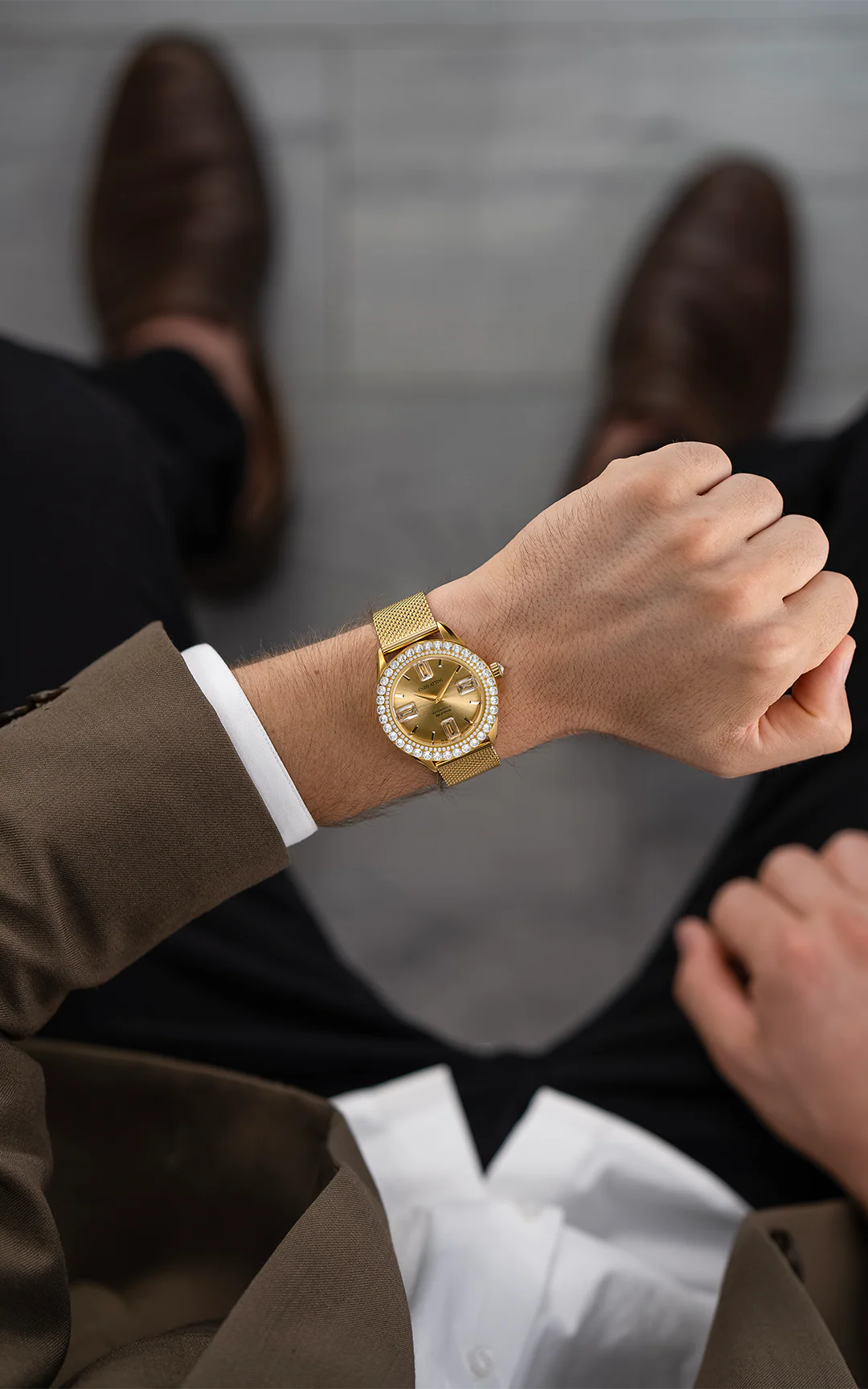 Val d'Orcia Automatic V / Mesh Strap, Swiss Movement