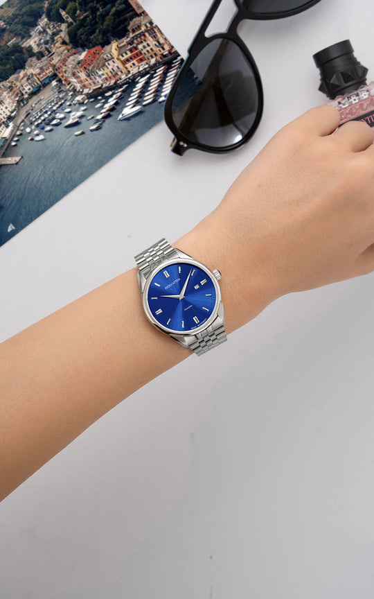 Portofino ll / President Bracelet, Silver Color, Swiss Movement.