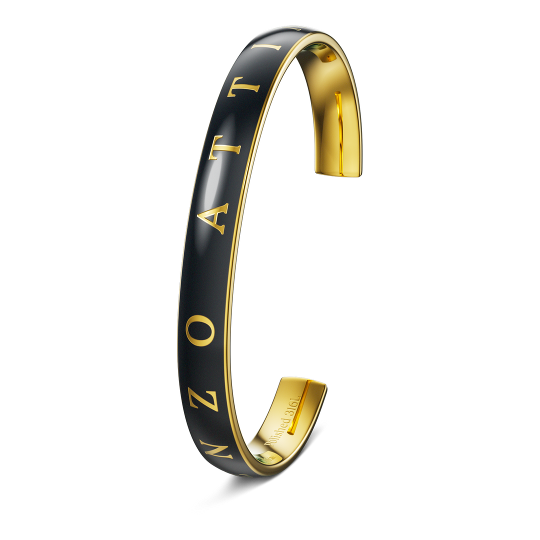 Momentum Sport / Black & Gold Color - Enzo Attini - - jewelry_men, momentum sport