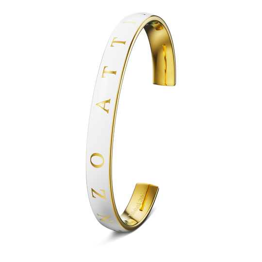 Momentum Sport / White & Gold Color. - Enzo Attini - - jewelry_women, momentum sport