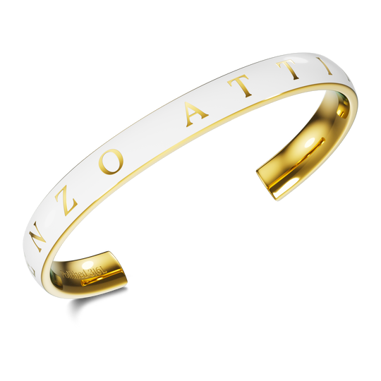 Momentum Sport / White & Gold Color. - Enzo Attini - - jewelry_women, momentum sport