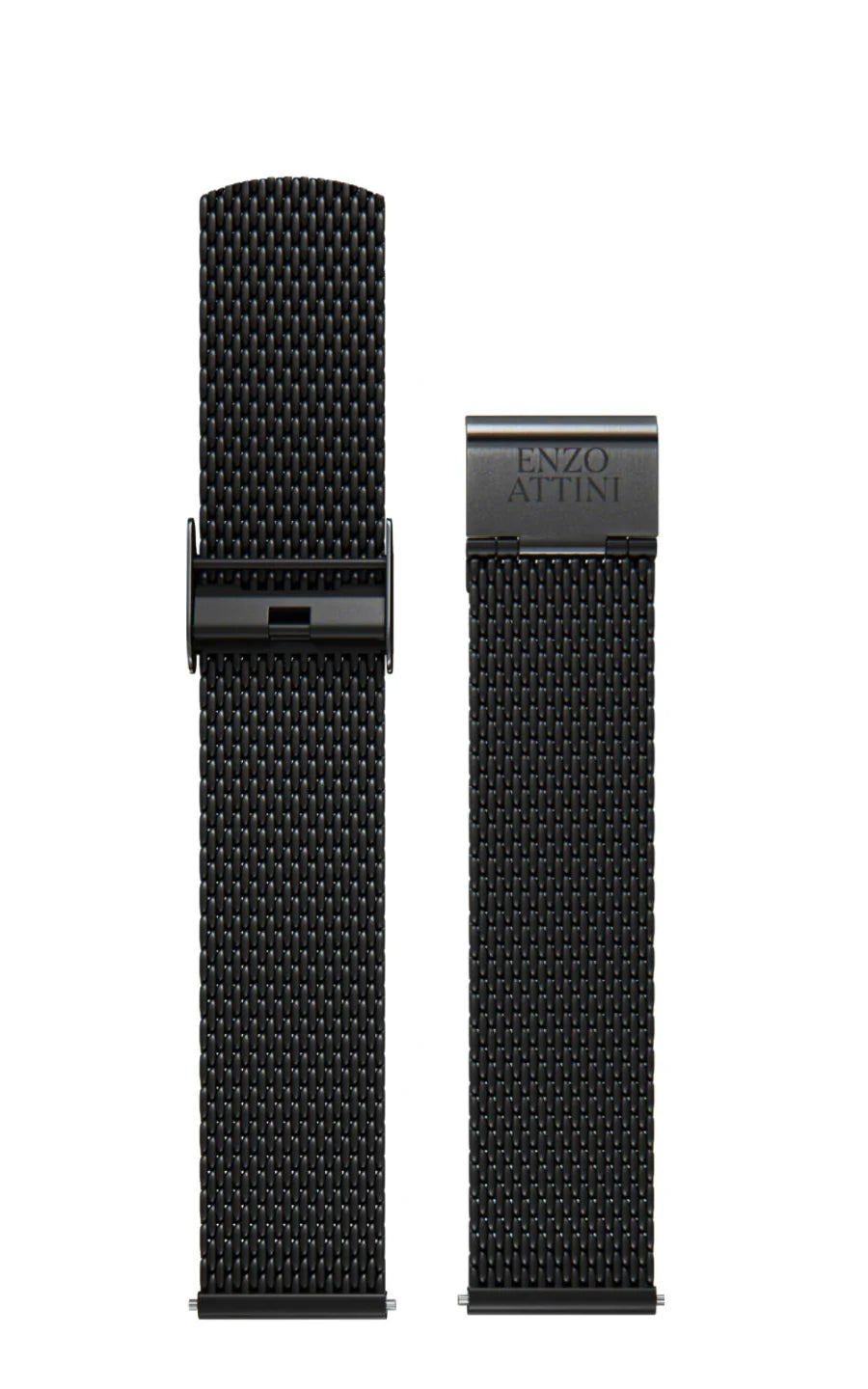 Mesh Strap / Black - Enzo Attini - Watch Metallic Strap - accessories, mesh strap, new_strap, Products, shop_all_mens, shop_all_womens