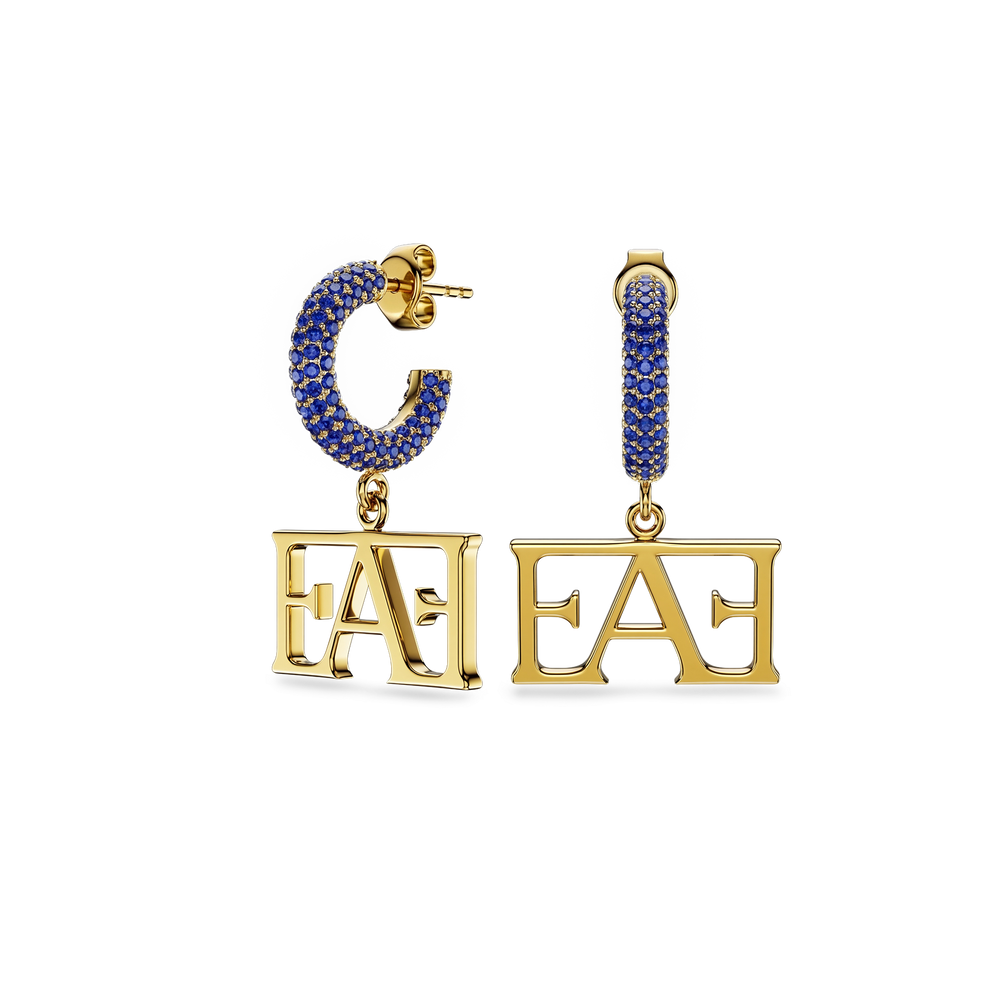 My Enzo Attini Earrings / Blue Color - Enzo Attini - - earrings, jewelry_women