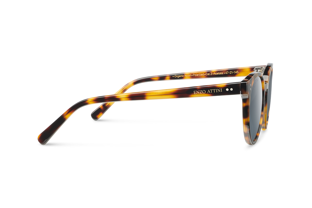 Murano / Tortoise Red + Dark Black Lens. - Enzo Attini - Sunglasses - Products, shop_all_womens, sunglasses, sunglasses_collection, sunglasses_women