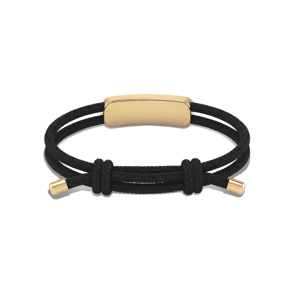 Movement Cord Bracelet / Black Color