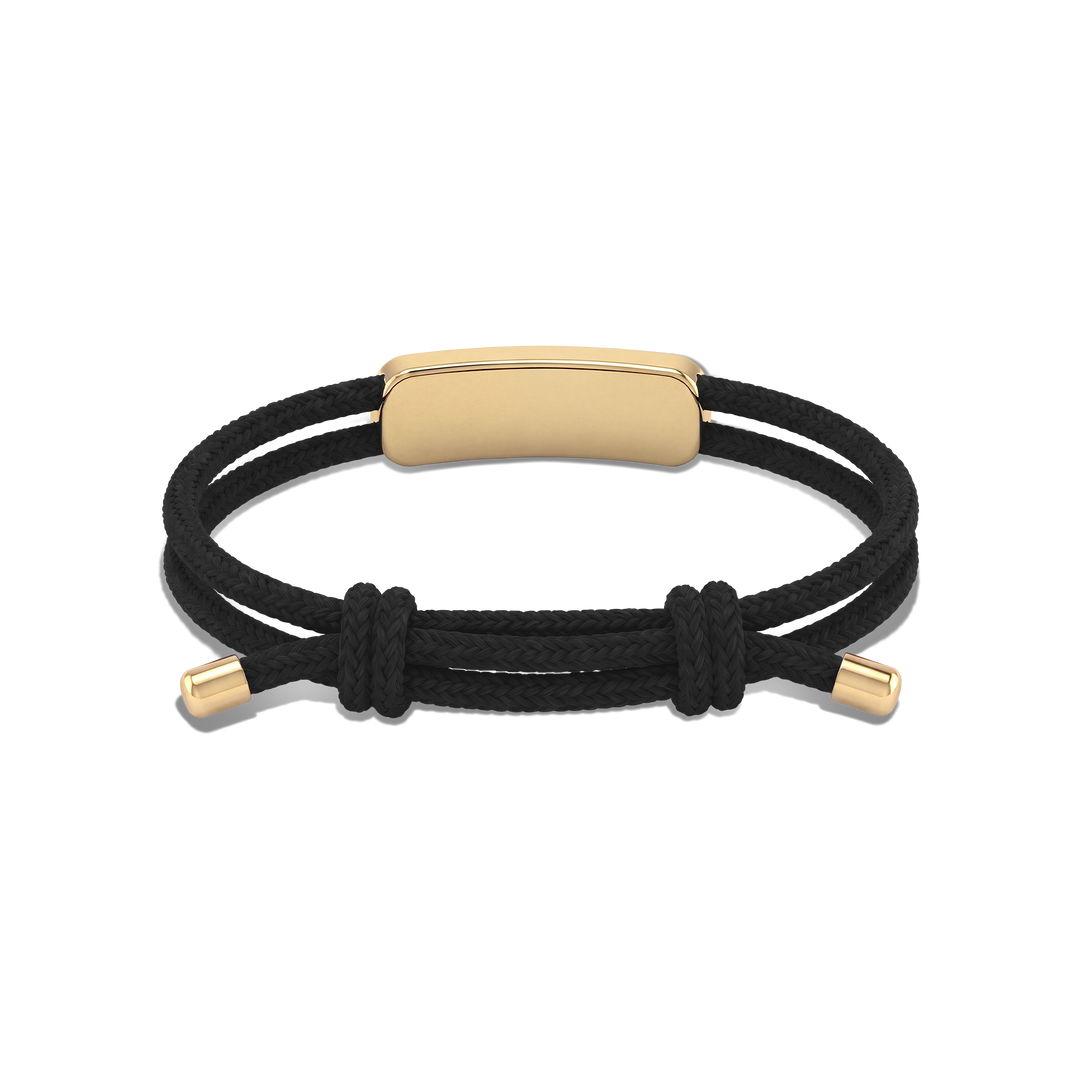 Movement Cord Bracelet / Black Color